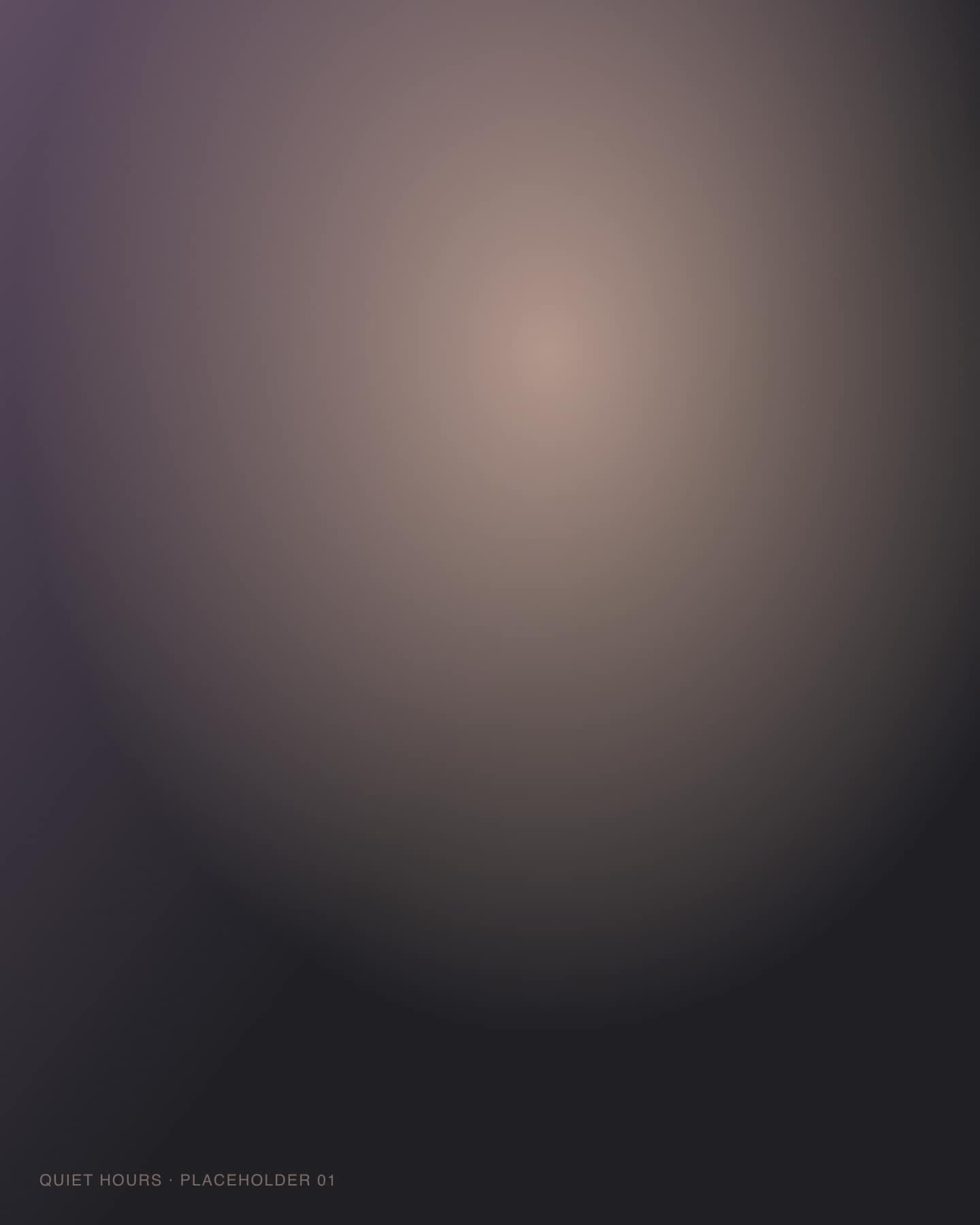 Quiet Hours, frame 1