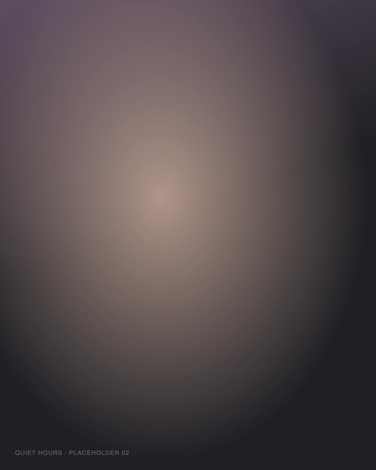 Quiet Hours, frame 2
